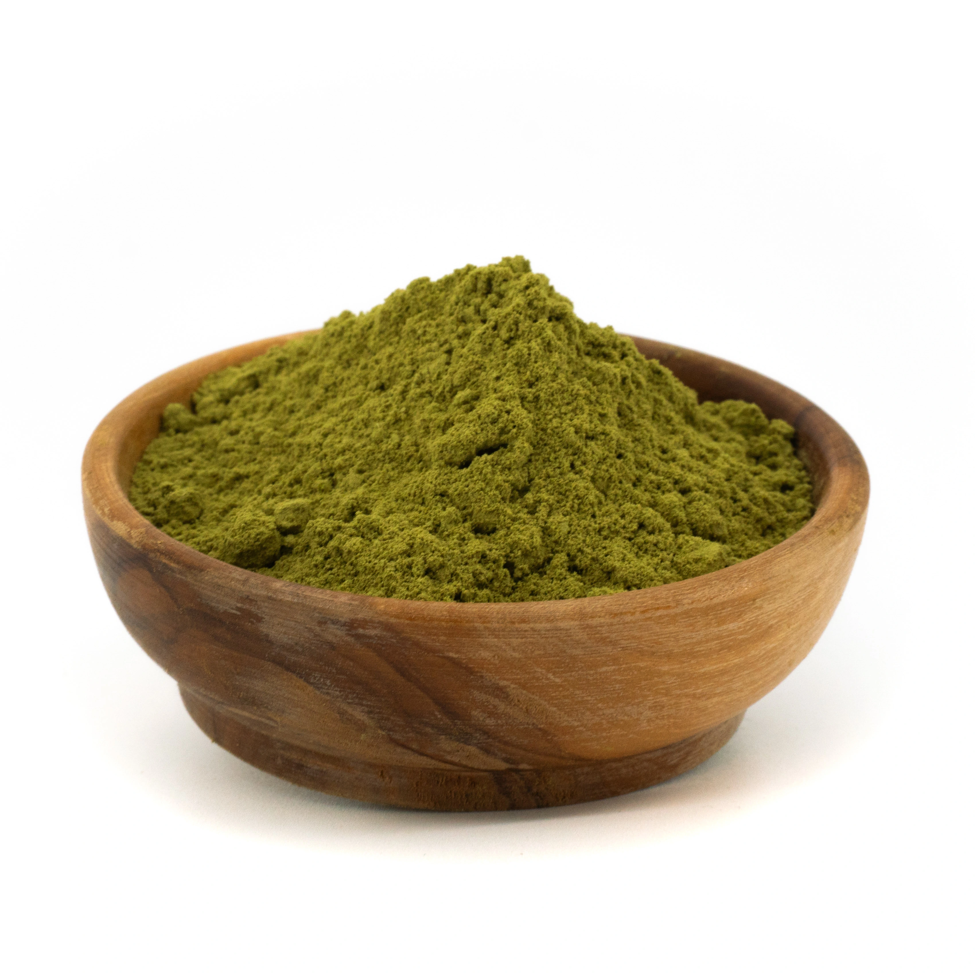 Schale mit Grünem Kratom Pulver